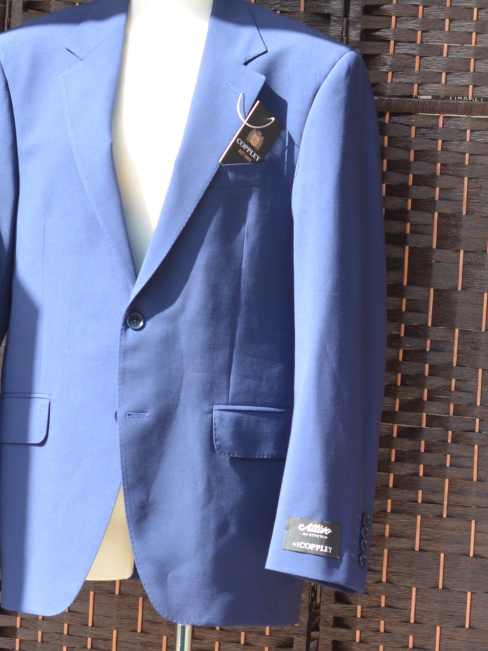 Dark Blue Men's Suit Jacket SZ 40W Pants 34 Reg NWT